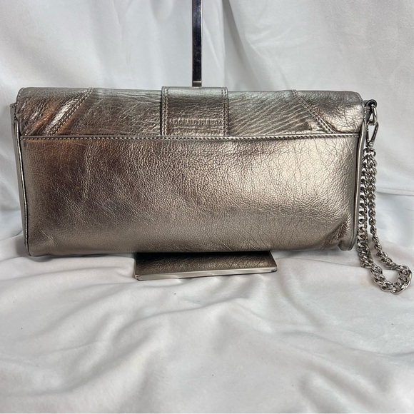 DONALD J PLINER Couture Sliver Foil Clutch / Wristlet - Picture 13 of 16